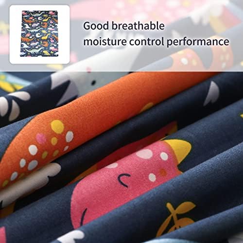 MAXYOYO Mattress Cover for Traditional Japanese Futon Mattress, Futon Floor Mats Cover with Zipper, Super Soft and Machine Washable, Navy Floral, Twin