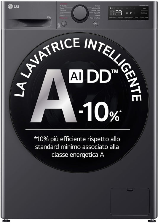 F4R5011TSM Machine À Laver CF 11 Kg 1400 G A-10 % INV VAP Turbo Wash N