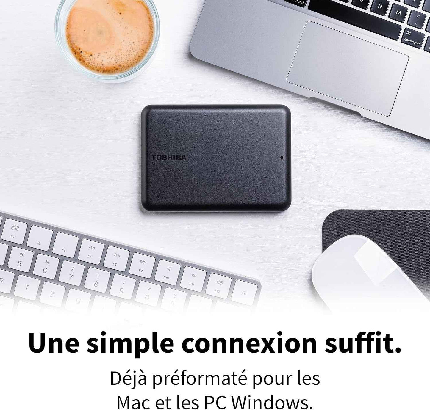 Canvio Partner 1TB - Disque Dur Externe Portable 2,5'', USB 3.2, Compatible Mac Et Windows. (HDTB510EK3AB)