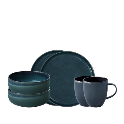 like. by Villeroy & Boch Group, Crafted Blueberry, Bowl, 16 cm, Premium Porcelain, Turquoise