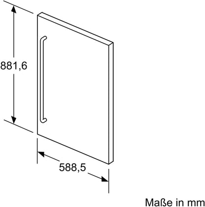 Accessoires Kf20Zsx0 Réfrigérateur/Porte Poignées/Cm Hauteur/L Refroidissement Partie/L Partie Congélateur/Encastrement