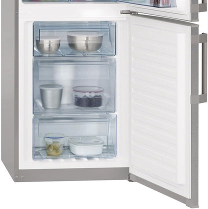 SANTO S53120Cnx2 Réfrigérateur/Congélateur/A + +/174,5 Cm Hauteur/233 Kwh/An/198 L Partie/92 L Partie Congélateur/No Frost/Maxi Boîte De Refroidissement Congélateur Tiroir/Acier Inoxydable