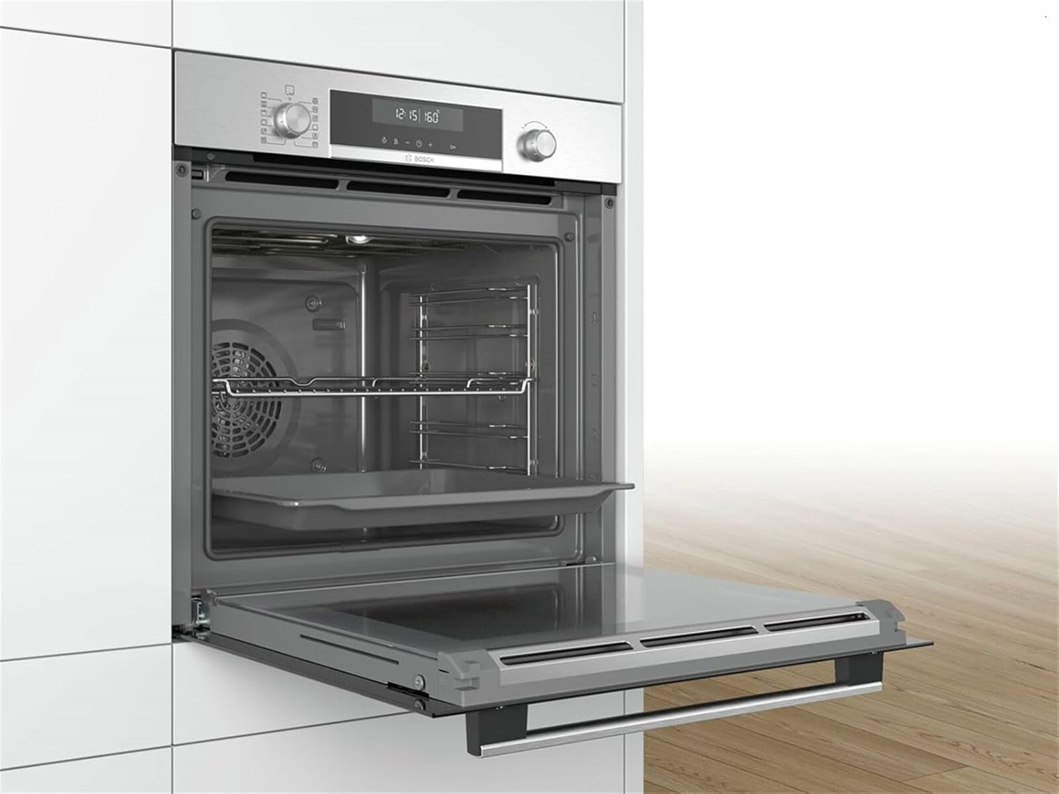 Serie 6 HBA578BS0 Four 71 L a Acier Inoxydable