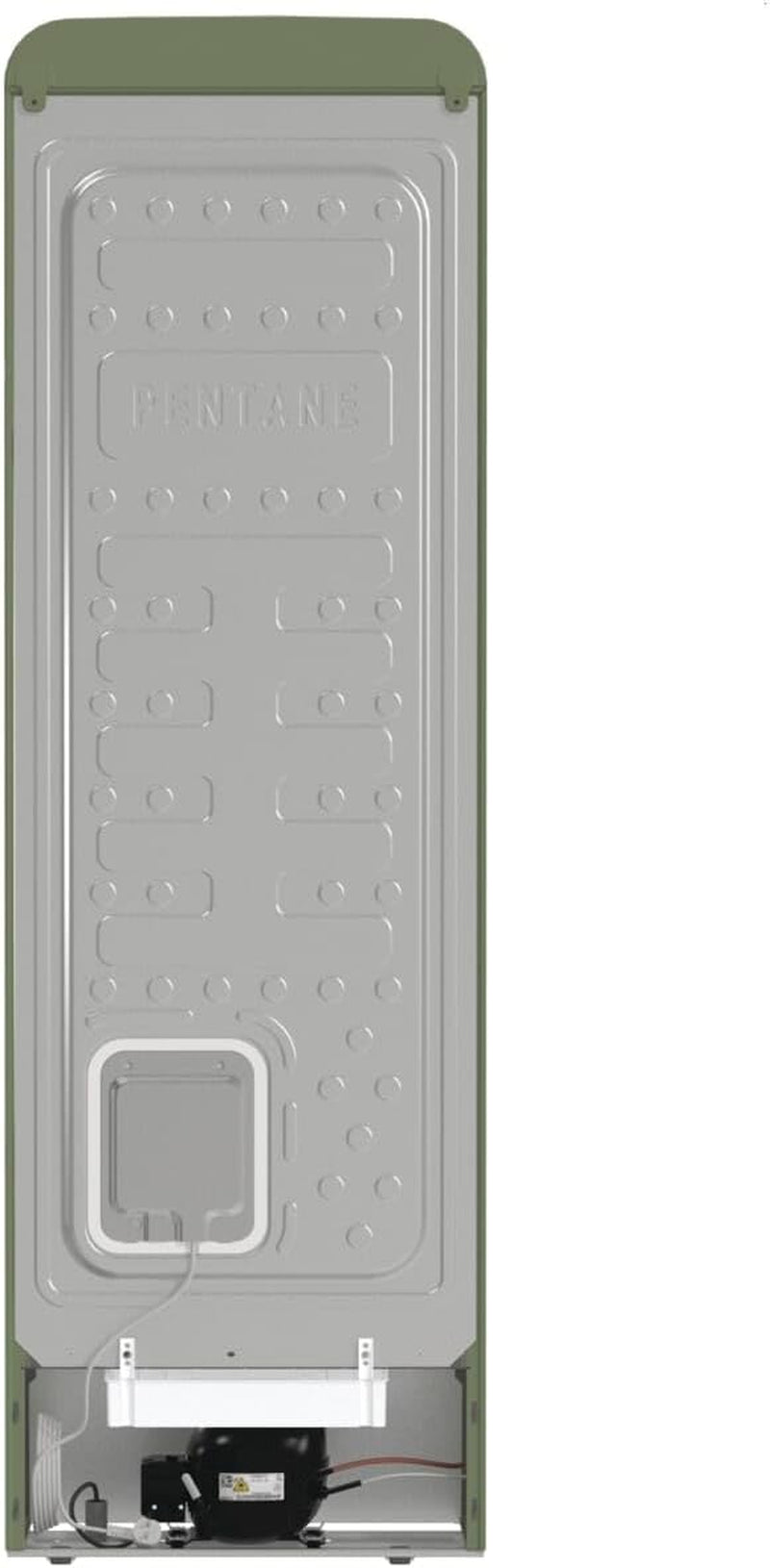 Retro Collection ONRK 619 DOL-L Retro - Réfrigérateur-Congélateur / 194Cm / Inverter Compresseur Nofrost Plus/Ionair/Crispzone/Partie Réfrigérateur 204L/Congélateur 96L/EEK D/Olive