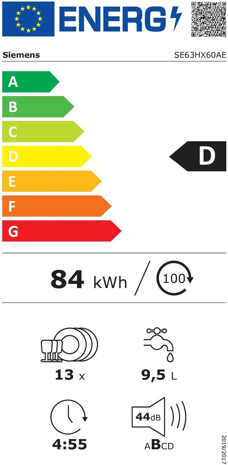 Lave Vaisselle Tout Integrable 60 Cm SE63HX60AE