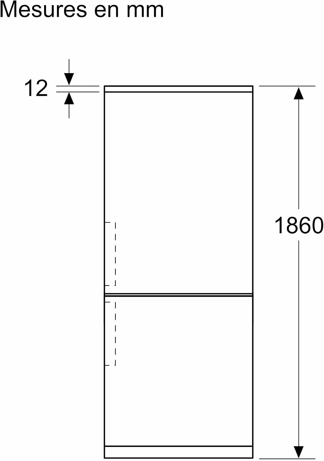 Bosch KGN367LDF Série 4 - Réfrigérateur Combiné, Pose-Libre, Perfect Fit | 186 X 60 Cm, Inox, Nofrost, Vitafresh, Tiroirs Vitafresh XXL <0 °C>, 2 Systèmes De Refroidissement