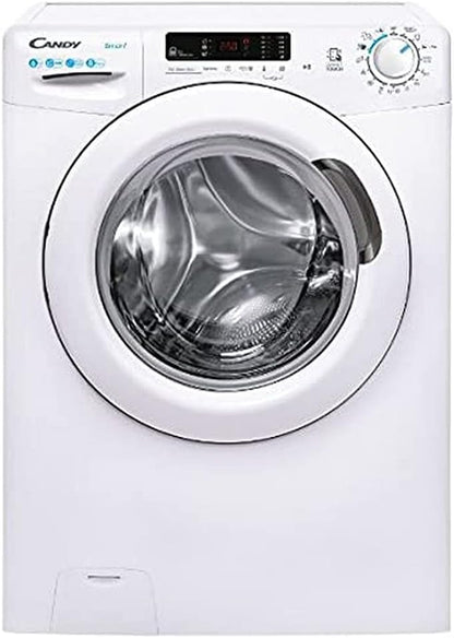 CS4 1062DE/1-S Lave-Linge Frontal, Faible Encombrement, Chargement 6 Kg, 1000 Tours/Mn, Départ Différé 24H, 15 Programmes Dont 59 Mn Charge Pleine, Cuve Réhaussée Et Hublot XXL