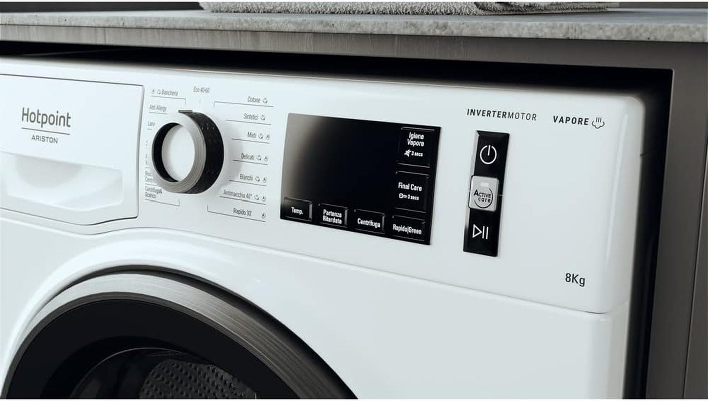 Hotpoint NR648GWSA IT Machine À Laver À Chargement Frontal Et Sans Installation 8 Kg Classe 1400 Tours