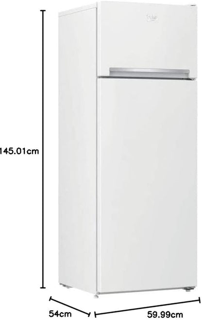 Beko RDSA240K10W Réfrigérateur-Congélateur Autonome Blanc 223 L A+ - Réfrigérateurs-Congélateurs (223 L, SN-ST, 40 Db, 4 Kg/24H, A+, Blanc)
