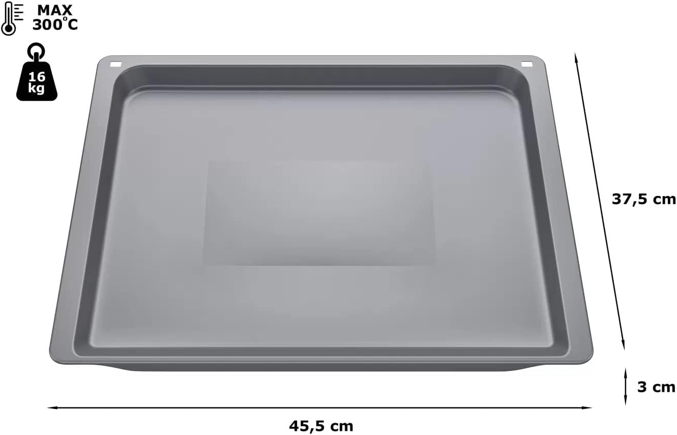 HEZ531010 Accessoire Pour Four/Plaque De Cuisson/Anthracite/Revêtement Anti-Adhésif En Céramique