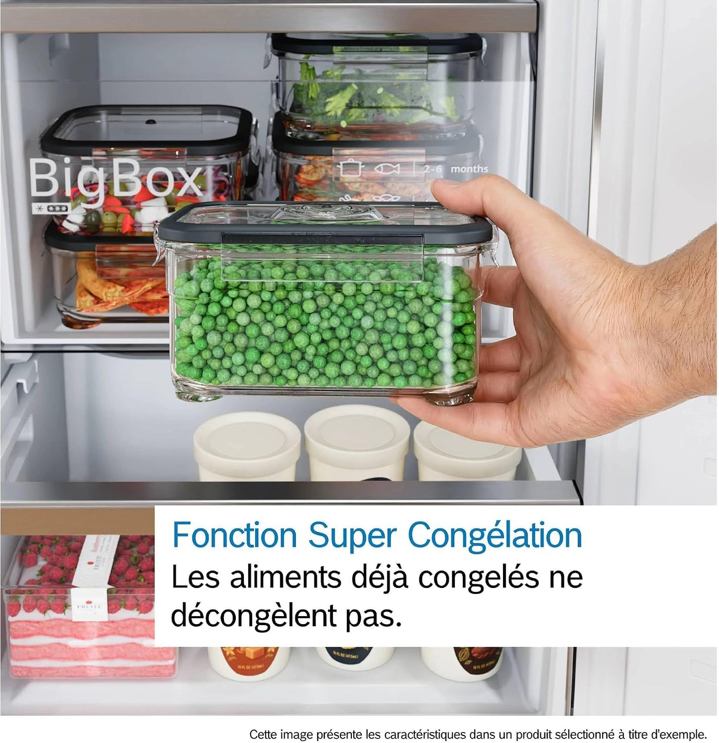 Bosch GSN58VWEV Série 4 - Congélateur, Pose-Libre, No Frost, Vario Zone | 191 X 70 Cm, Blanc, 366 L, Technologie Intelligent Inverter, Technologie Multi Airflow, Tiroir De Congélation XXL Big Box