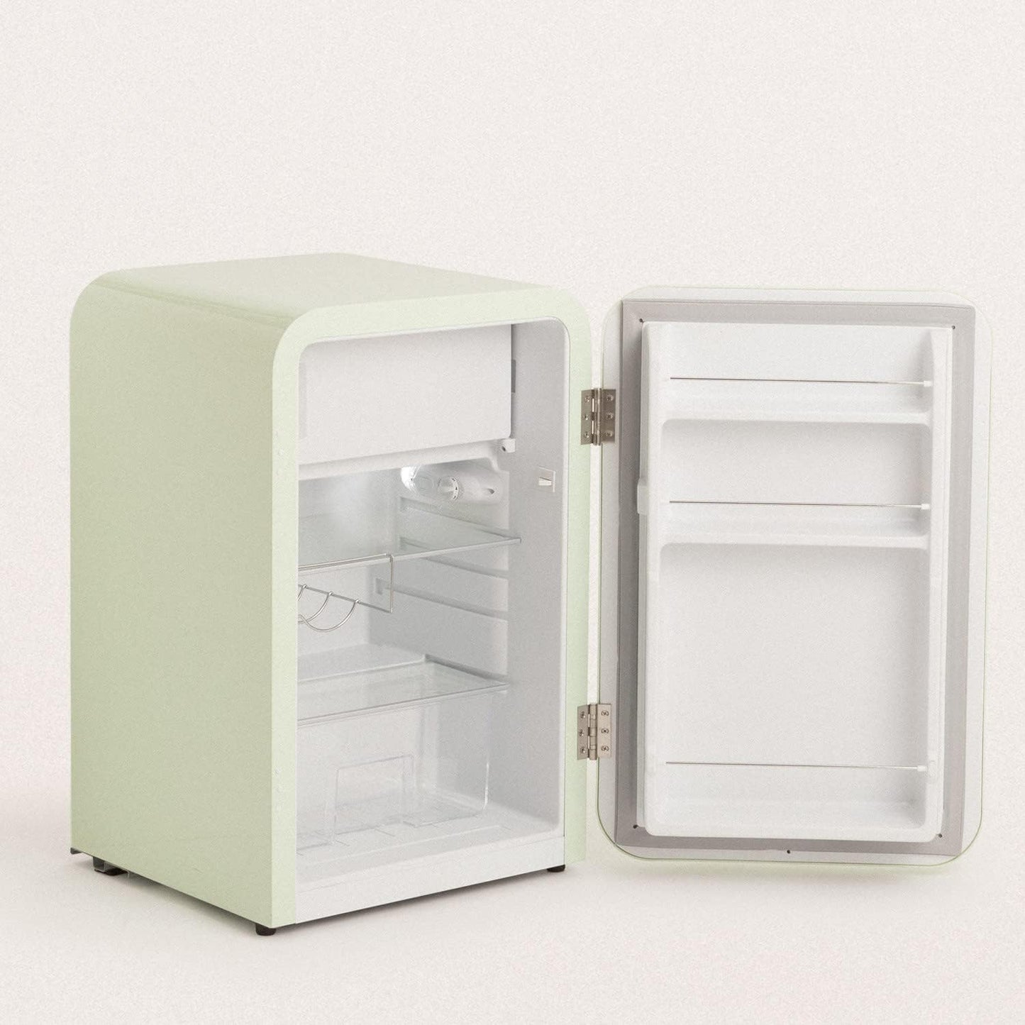 / RETRO FRIDGE 83.5 Marble/Réfrigérateur Vert Avec Poignée Marbre/Pratique Et Fonctionnel, Matériaux Résistants