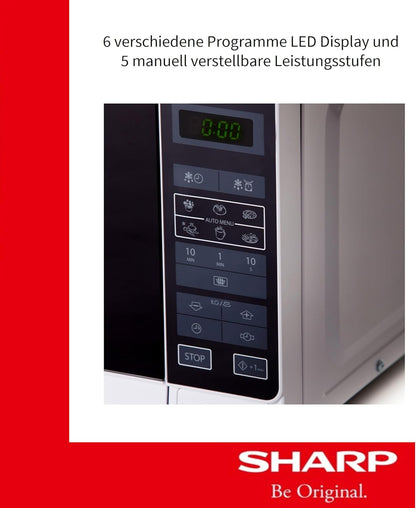 R-242INW Micro-Ondes Solo 20 Litres - Argent