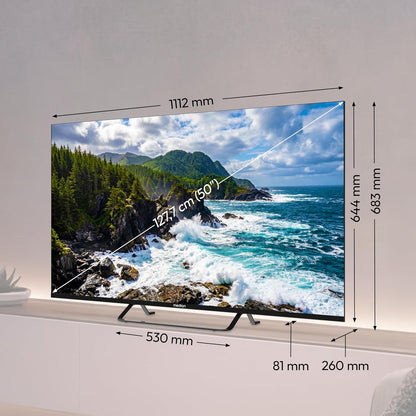 125.7 Cm 50" Téléviseur Ultra HD Smart TV 4K Dolby Vision HDR Prime Video Disney+ Compatible Google TV PVR Bluetooth, MD850401