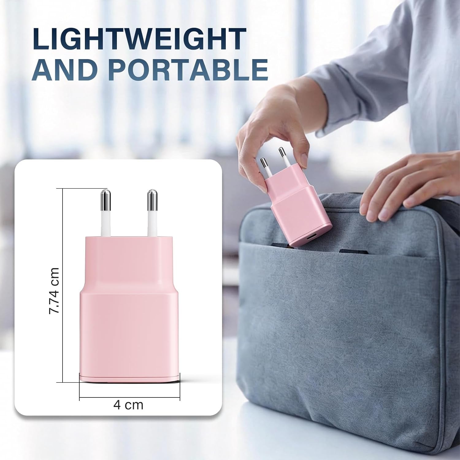Chargeur Rapide Pour Iphone 14 13 12 11, Lot De 2 PD 3.0 Prise USB C Rose | Avec 2M Cable Lightning for Iphone 14/14Pro/13/13 Mini/13 Pro/13Pro Max/12/12Pro/12 Pro Max/11/11 Pro/ 11 Promax