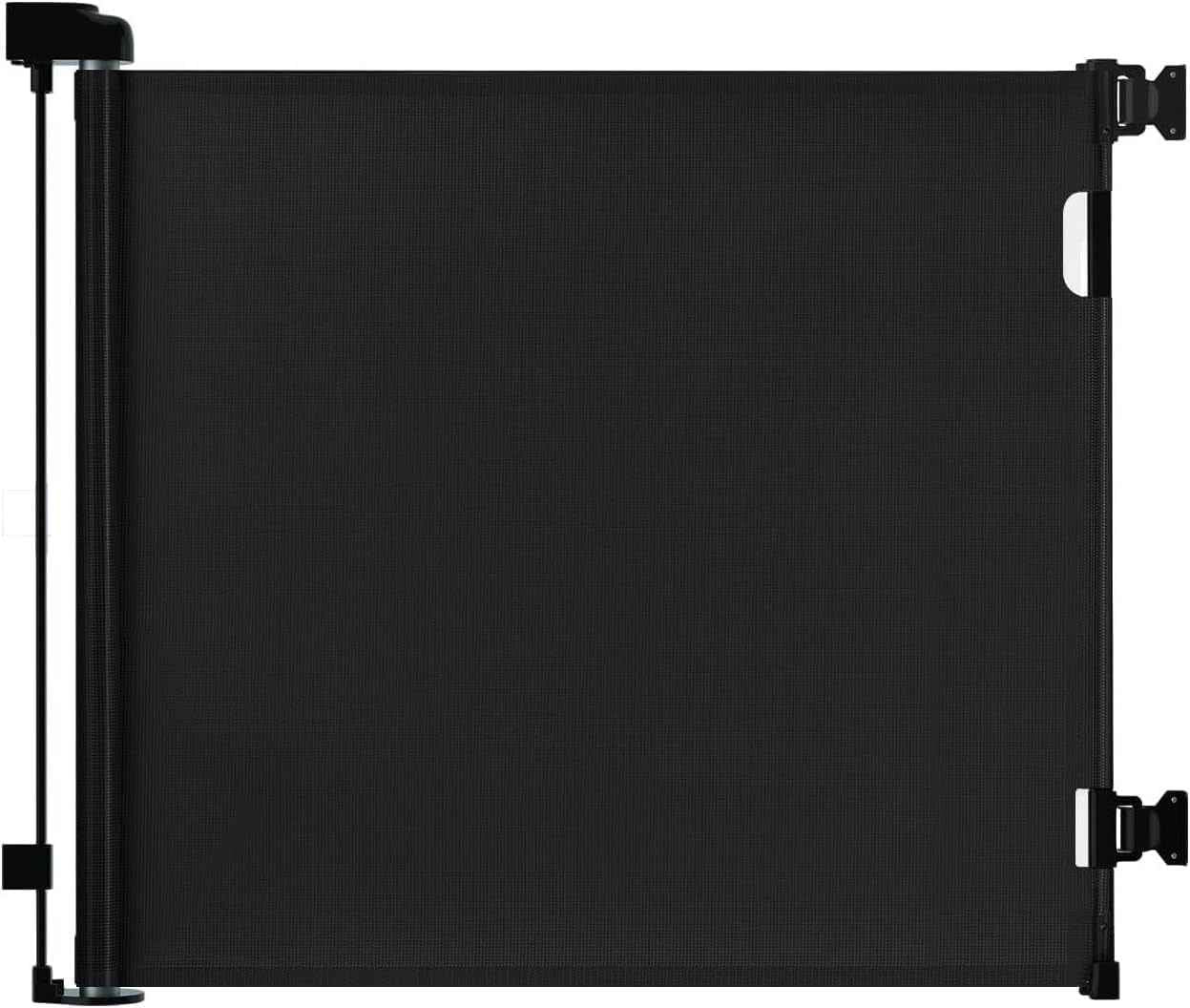 Barriere De Securite Enfant - Rétractable Barriere De Securite Chien 0-150 Cm De Large Barrière De Sécurité, 86 CM De Haut Barriere Escalier Enroulable Pour Les Escaliers/Portes/Couloirs