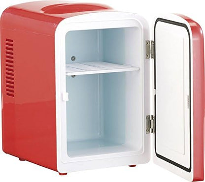 Mini Réfrigérateur 2 En 1 Avec Prise 12/230 V - Rouge [Rosenstein & Söhne]