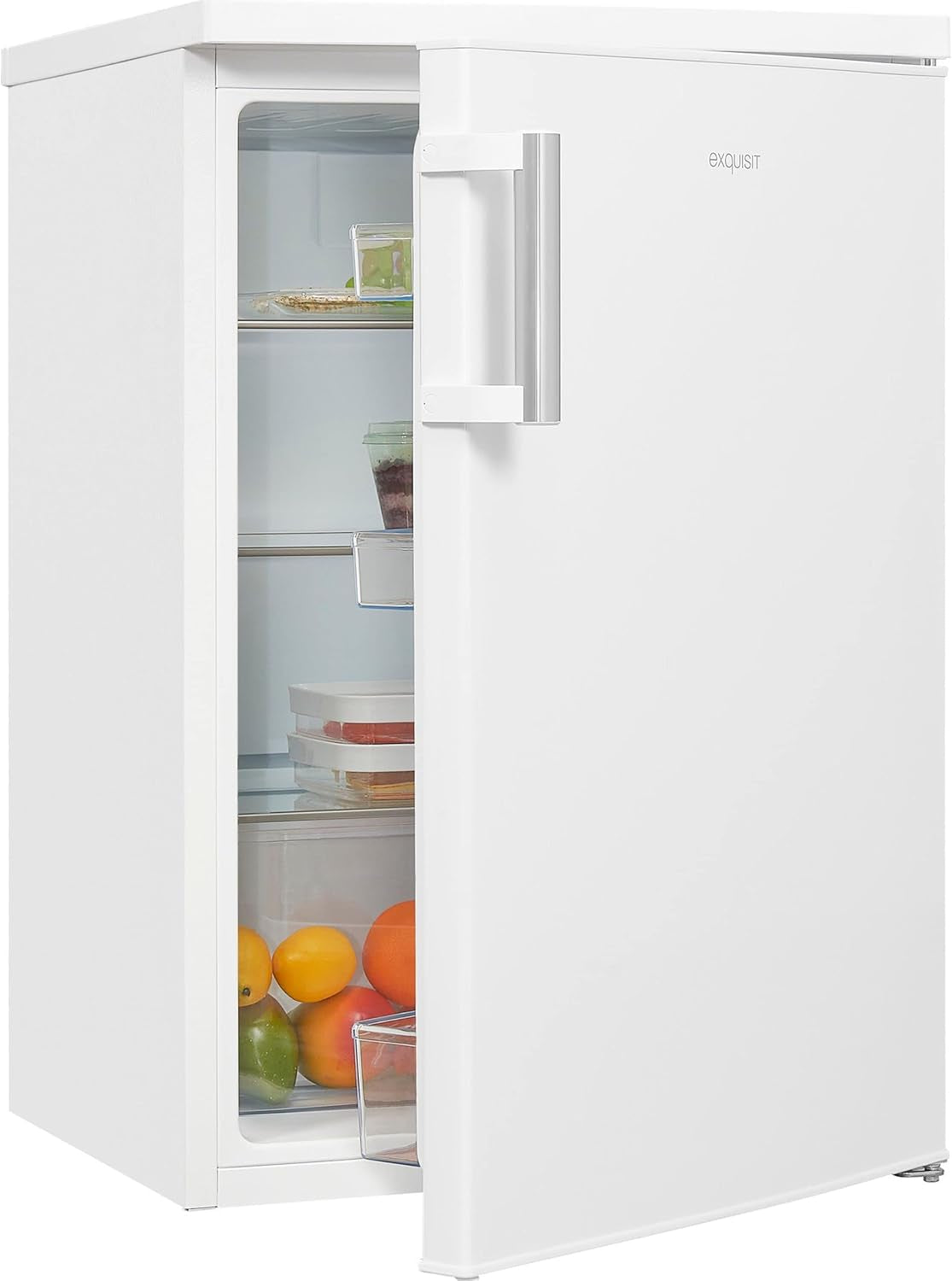 Exquisit Réfrigérateur KS16-V-H-010D - Blanc - Appareil Sur Pied - Volume : 134 L - Blanc