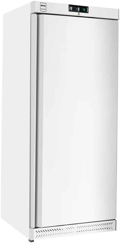 Réfrigérateur GRE6600, Aluminium, 77,5 X 72 X 193 Cm, 380 L, Froid Ventilé, 300 W, Pour GN 1/1, Avec Serrure, Blanc