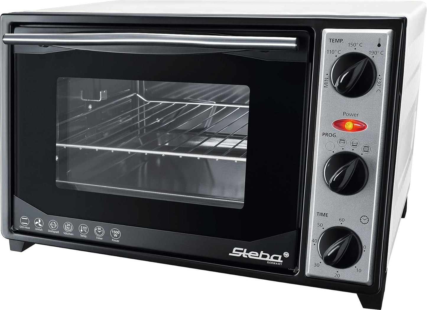 Steba KB 27 Four Avec Broche Grill 1500 W / Capacité 20 L (Import Allemagne)