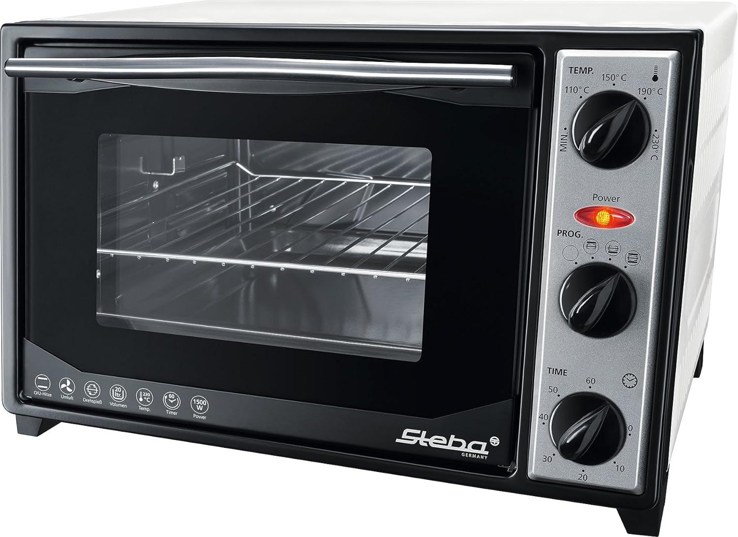 Steba KB 27 Four Avec Broche Grill 1500 W / Capacité 20 L (Import Allemagne)