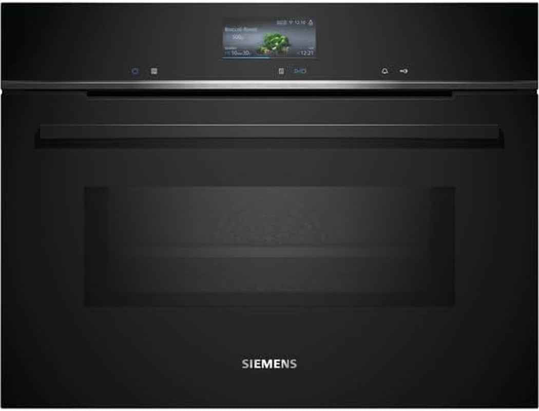 SIEMENS Four Encastrable Pyrolyse CM776G1B1, IQ700, Combiné Compact