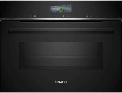 SIEMENS Four Encastrable Pyrolyse CM776G1B1, IQ700, Combiné Compact