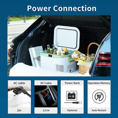 Bingi Mini Réfrigérateur Portable Électrique 12,8 L Pour Maison, Conduite, Camping, Voyage, Bateau 12 V/24 V