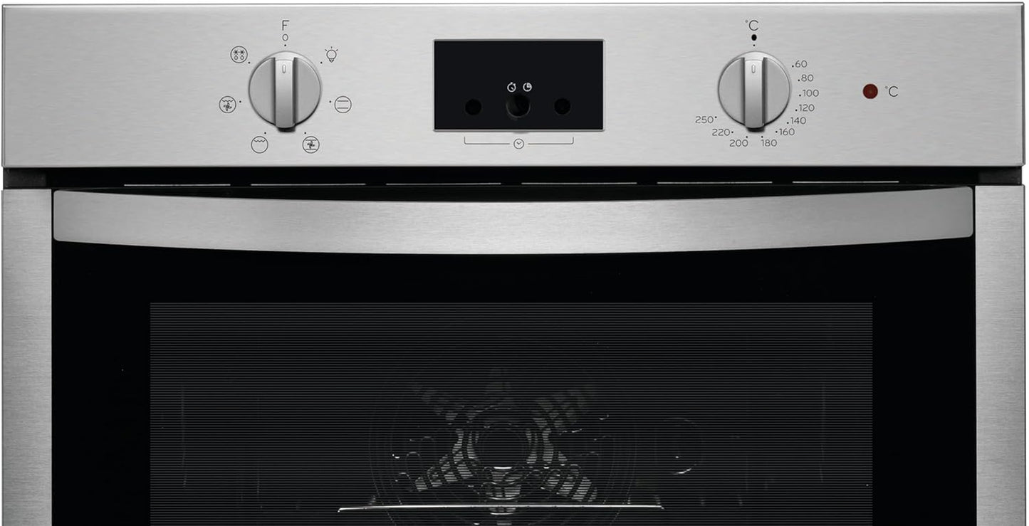 Indesit IFW 55Y4 IX Four Moyen Électrique En Acier Inoxydable, 71 L, Rotatif