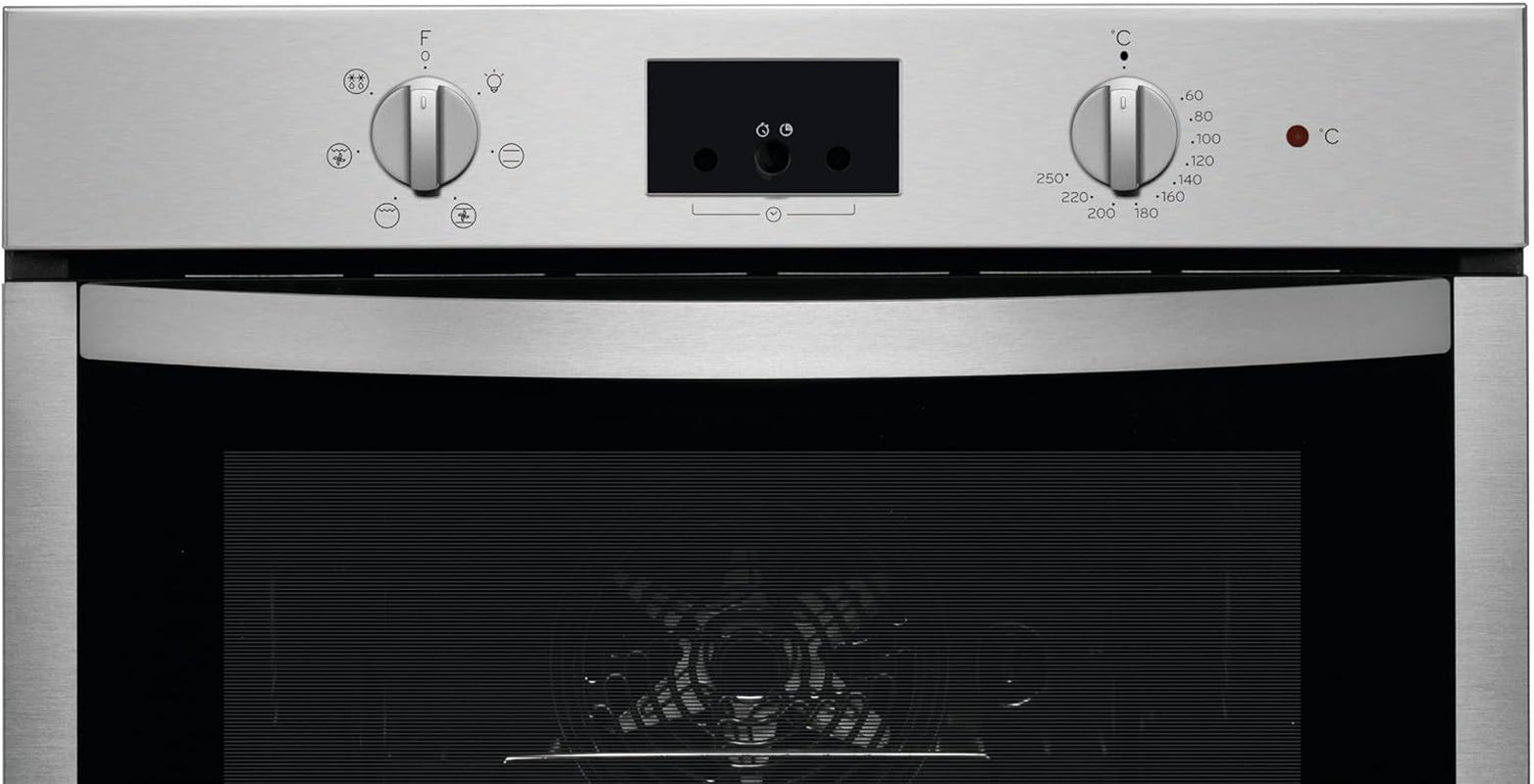 Indesit IFW 55Y4 IX Four Moyen Électrique En Acier Inoxydable, 71 L, Rotatif