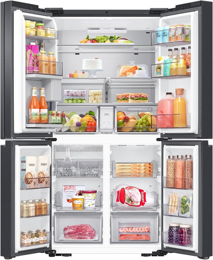 Samsung Réfrigérateur 4 Portes Family Hub AI, Avec AI Vision Inside, Wifi+Ai Energy Mode, Centre De Boissons, Dos Métallique, 636 L