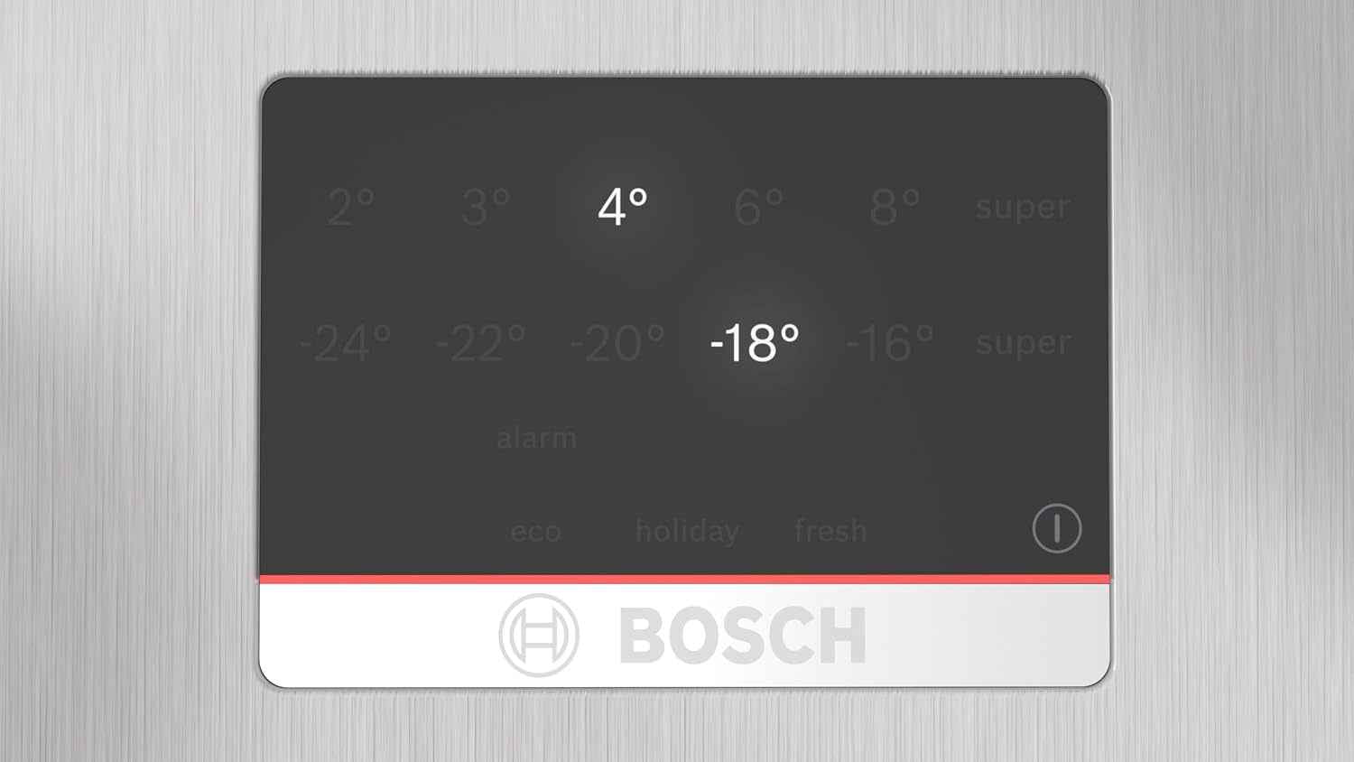 Bosch KGN367LDF Série 4 - Réfrigérateur Combiné, Pose-Libre, Perfect Fit | 186 X 60 Cm, Inox, Nofrost, Vitafresh, Tiroirs Vitafresh XXL <0 °C>, 2 Systèmes De Refroidissement
