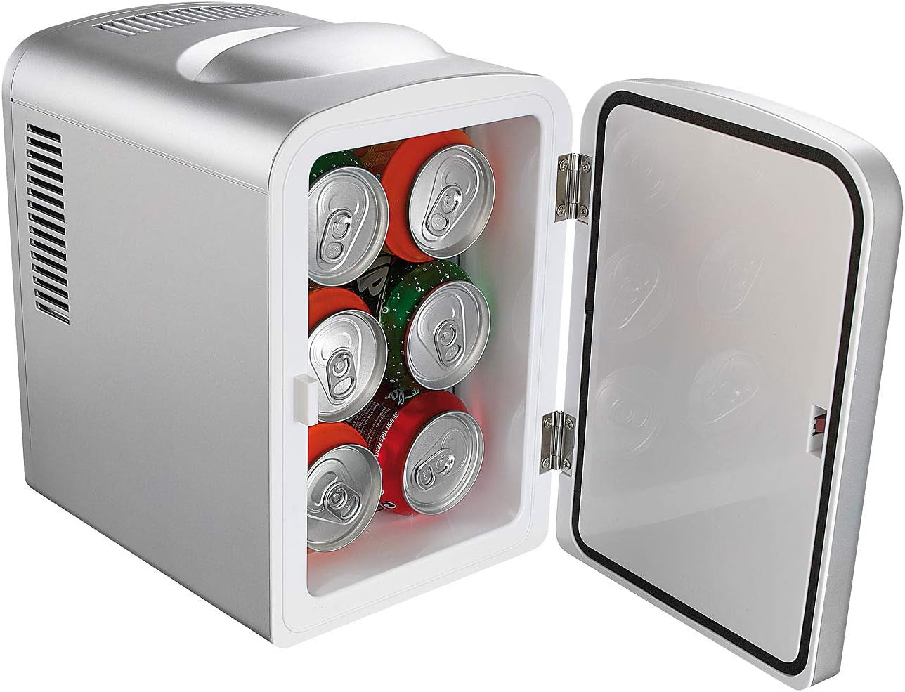 Rosenstein & Söhne Mini Réfrigérateur 2 En 1 Avec Prise 12/230 V - Gris
