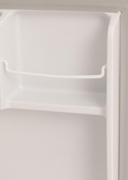 Retro Fridge 50 Gold/Réfrigérateur Vert Sage Manette Dorée / 85 W, Mini Bar, Une Étagère, Design Rétro, 50 Cm, Deux Étagères, Capacité De 48 L, Économie D'Énergie, 50 X 44 X 49,8 Cm