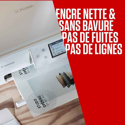 Canon PG-585XL + CL-586XL Fine Cartouches D'Encre D'Origine + Papier Photo | 10,3 Ml + 14,1 Ml D'Encre Véritable Et Papier Photo – Pour PIXMA Tr4755I, Ts3750I, Ts4150I, Ts6550I, Ts7650I Et plus Encore