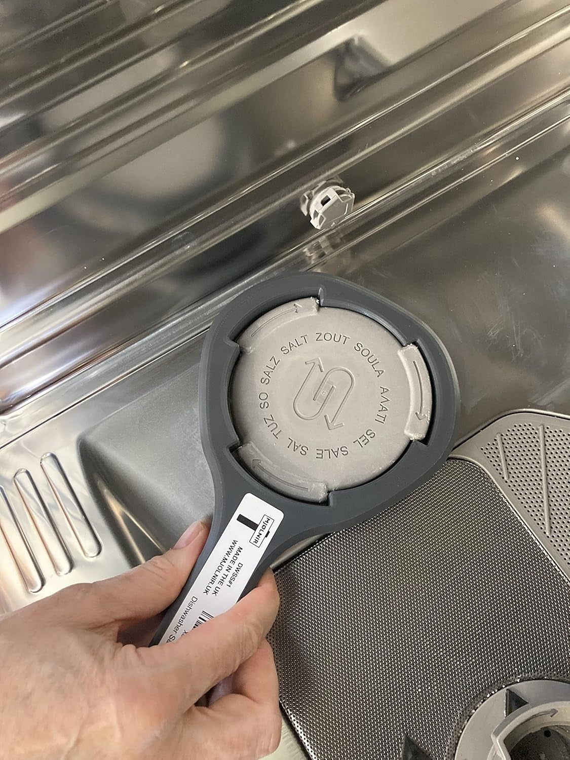 Clé À Bouchon De Sel Pour Lave-Vaisselle (Pour Siemens, Bosch, Neff Et Autres) Pour Un Retrait Facile Des Bouchons Coincés Du Compartiment À Sel Du Lave-Vaisselle.