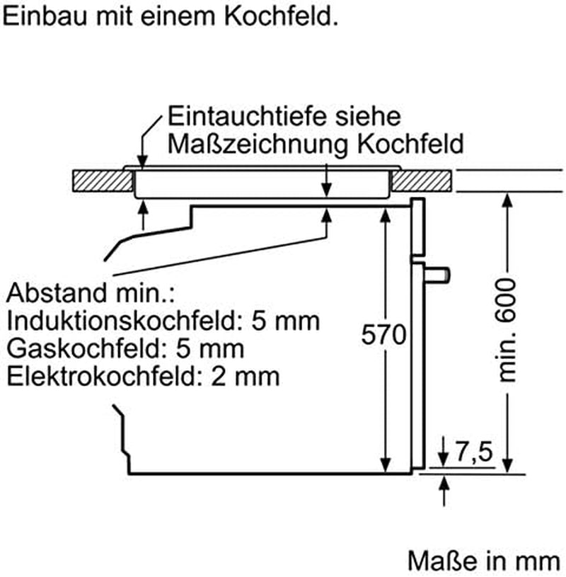 HE213ABS0 Four (Électrique/Encastrable) / 59,4 Cm/Porte Rabattable/Horloge Électronique/Acier Inoxydable