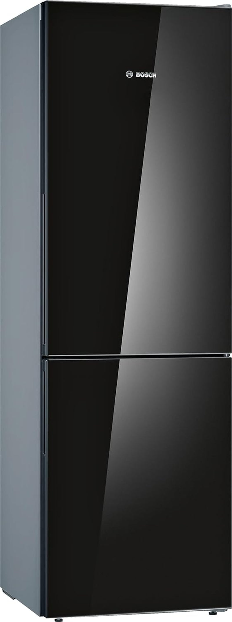 KGV36VBEAS, Série 4, Réfrigérateur Congélateur, Pose Libre, 186 X 60 Cm, 214 L / 94 L, Noir