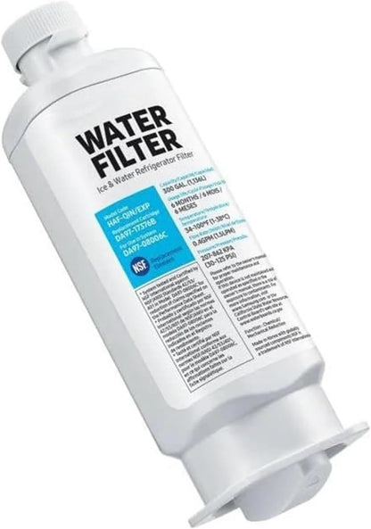 Ruute Filtre À Eau for Réfrigérateur DA97-17376B, Compatible Avec Samsung HAF-QIN/EXP, HAF-QIN, DA97-08006C, RF28R7351SG, RF23M8070SR,WS645A (Color : 3 Packs)