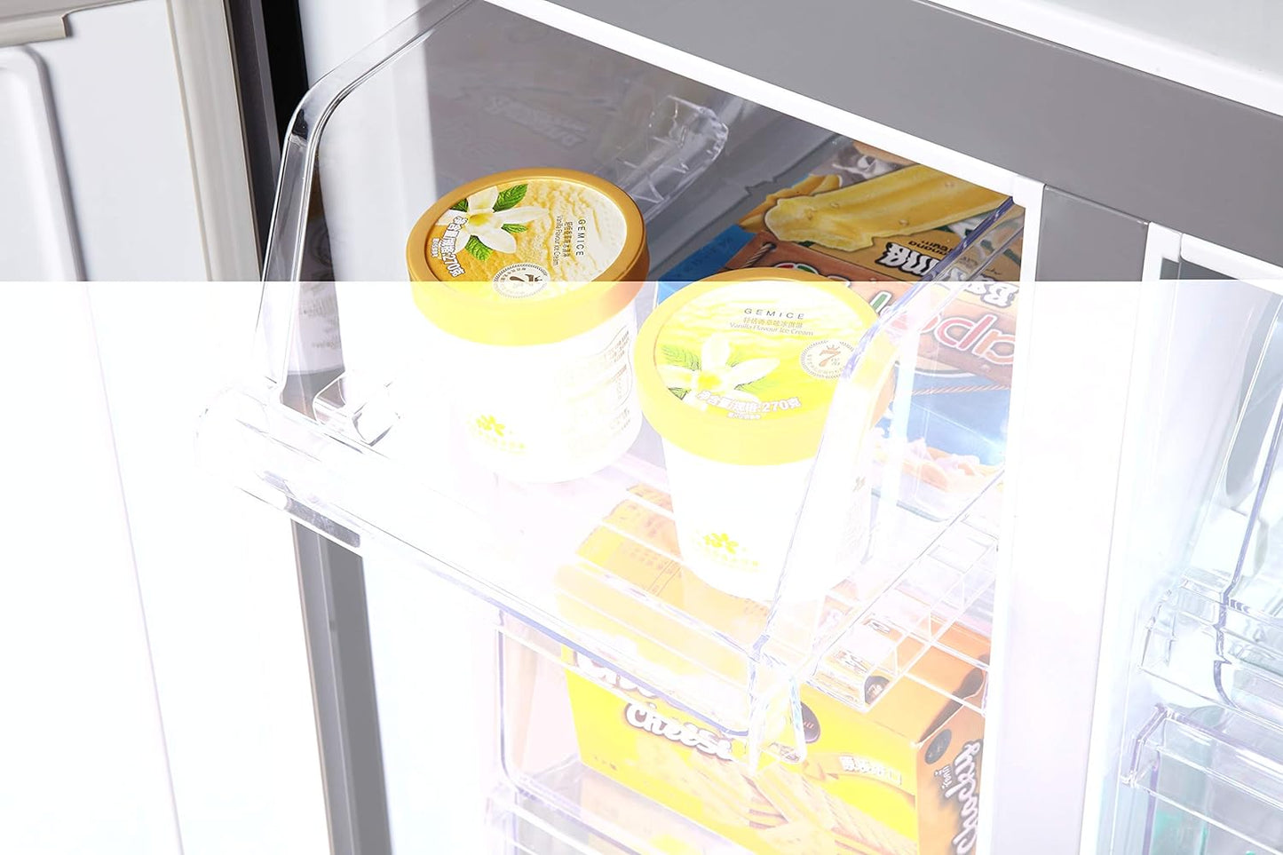 Hisense RQ515N4AC2 Frigo Américain Autoportante 427 L E Métallique, Argent