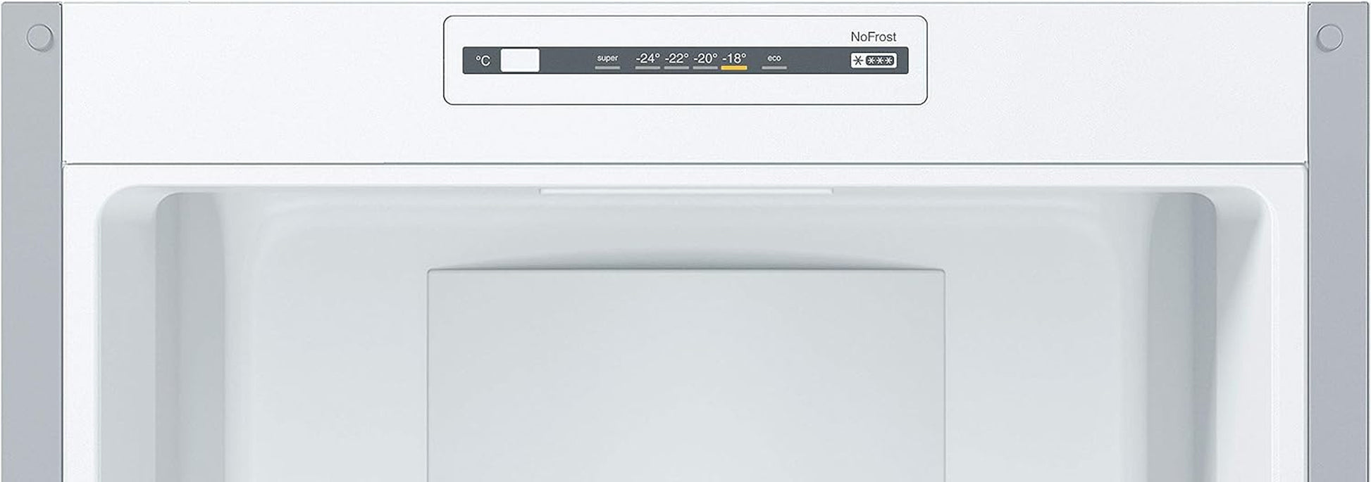 KGN36NLEA Série 2, Réfrigérateur Combiné Pose-Libre - 305L - L 60Cm X H 186Cm - Inox Argent