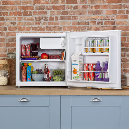 RHTTLF1-EU Mini-Réfrigérateur En Pose Libre, 43 Litres, Classe D'Efficaciré Énergétique F - Blanc