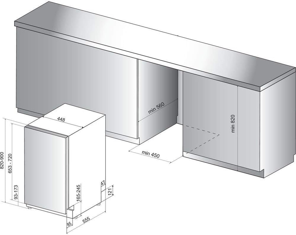 Hotpoint HSIC 3T127 C Lave-Vaisselle Entièrement Intégré 10 Couverts E