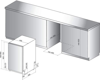Hotpoint HSIC 3T127 C Lave-Vaisselle Entièrement Intégré 10 Couverts E