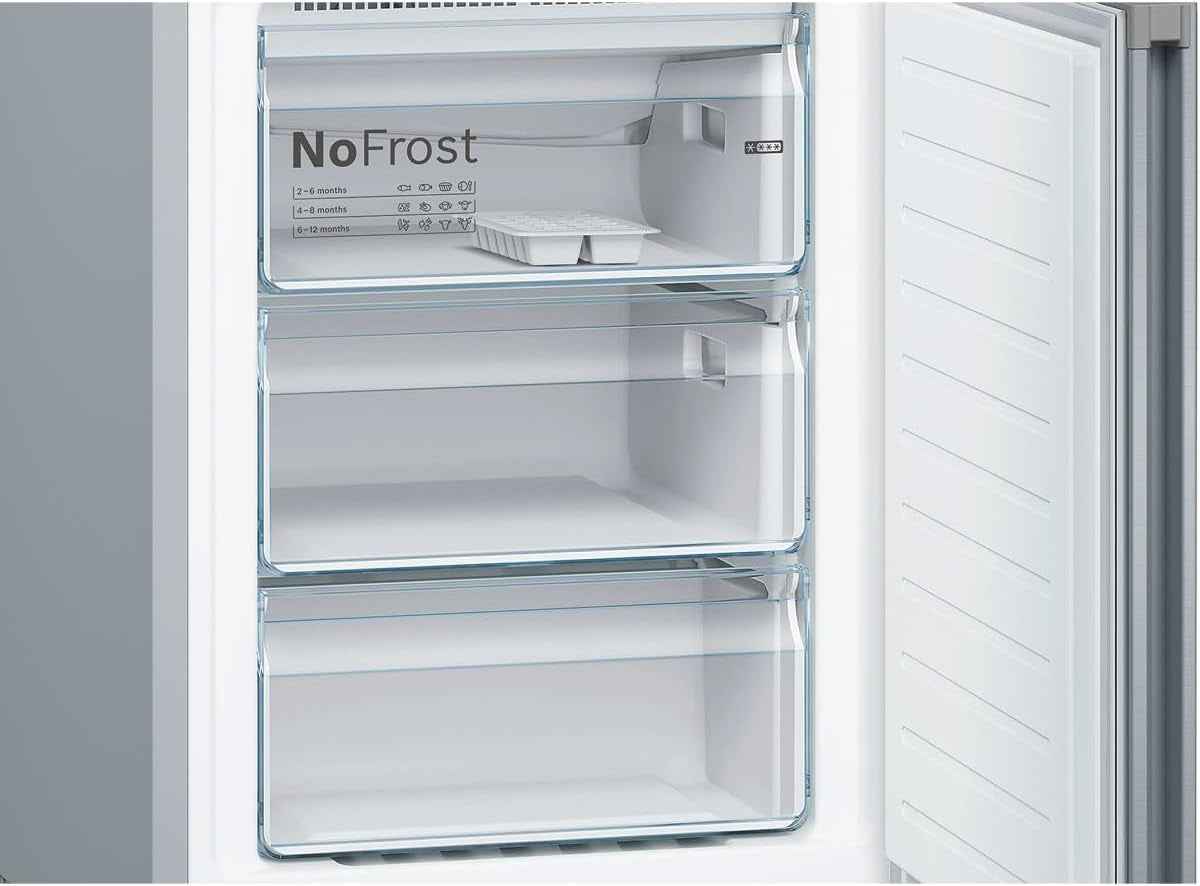 Bosch Réfrigérateur Combiné 326L Gris - KGN36VIDB