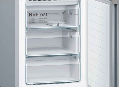 Bosch Réfrigérateur Combiné 326L Gris - KGN36VIDB