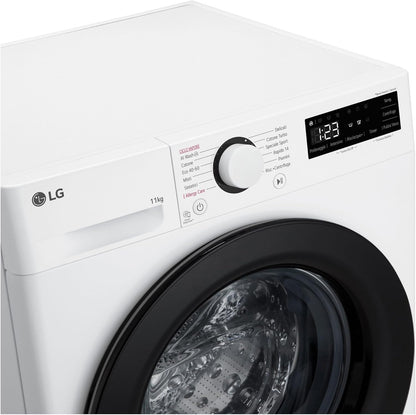 AI DD F4R3011NSWB Machine À Laver Classe a -10%, Charge Avant Série R3, Machine À Laver 11Kg, 1400 Tours, Aiwash, Lavage À La Vapeur, Moteur Direct Drive, Smart Diagnosis, Comptoir, Blanc