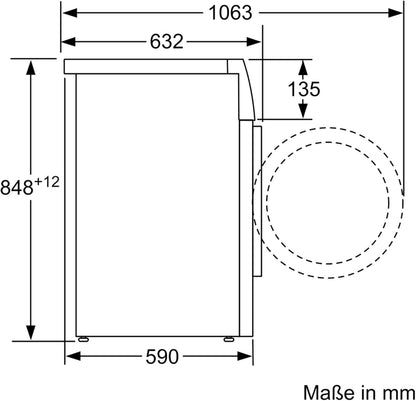 Hausgeräte WAN28K40 Série 4 Machine À Laver, 8 Kg, 1400 Tr/Min, Activewater Plus, Énergie Maximale Et Économie D'Eau, Protection Aquastop Contre Les Dommages Causés Par L'Eau, Moteur Ecosilence
