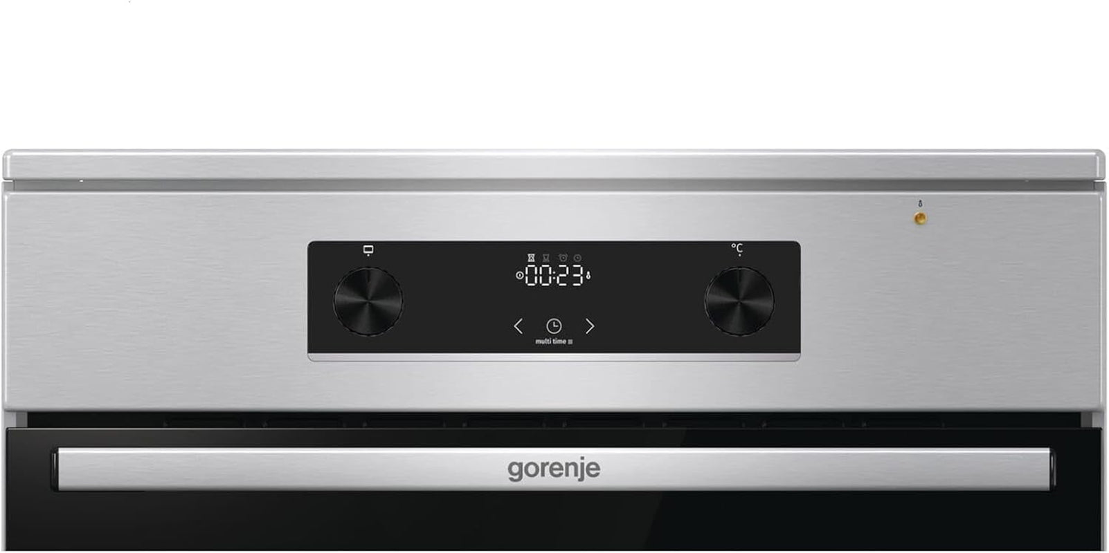 GEIT6C60XPG Cuisinière Électrique Sur Pied Avec Plaque À Induction / 60 Cm / 71 L/Airfry/Sécurité Enfant/Gentleclose/Aquaclean/Bridgezone/Powerboost/Acier Inoxydable