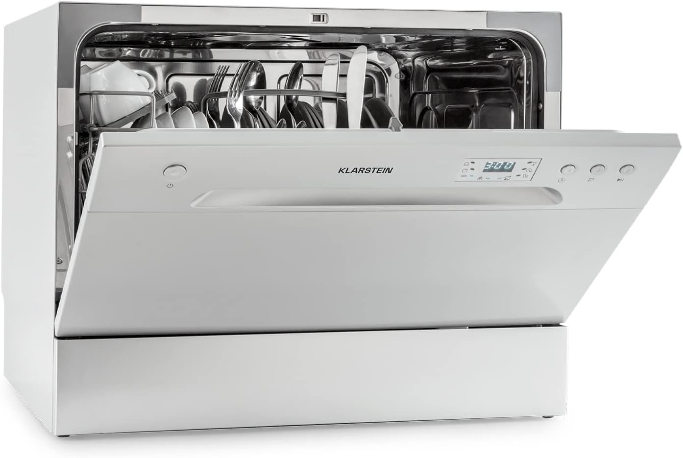 Mini Lave Vaisselle Encastrable De 6 Couvert, Lave-Vaisselles Silencieux, 6 Programmes De Lavage, Petit Lave-Vaisselle De Table, Lave Vaisselle Portable, Facile À Installer Pour La Maison
